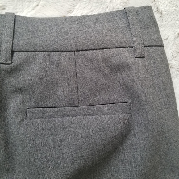 Elizabeth And James Gray Flat Front Pegged Wool Cropped Pants Size 2 - Picture 11 of 15